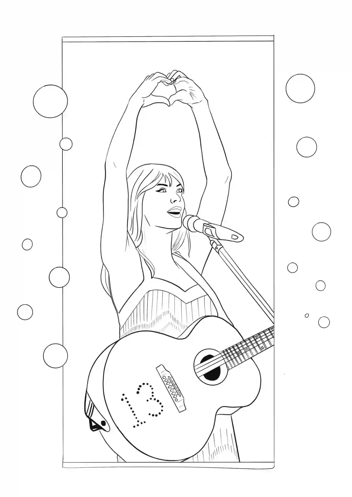 Taylor Swift Singer with Guitar