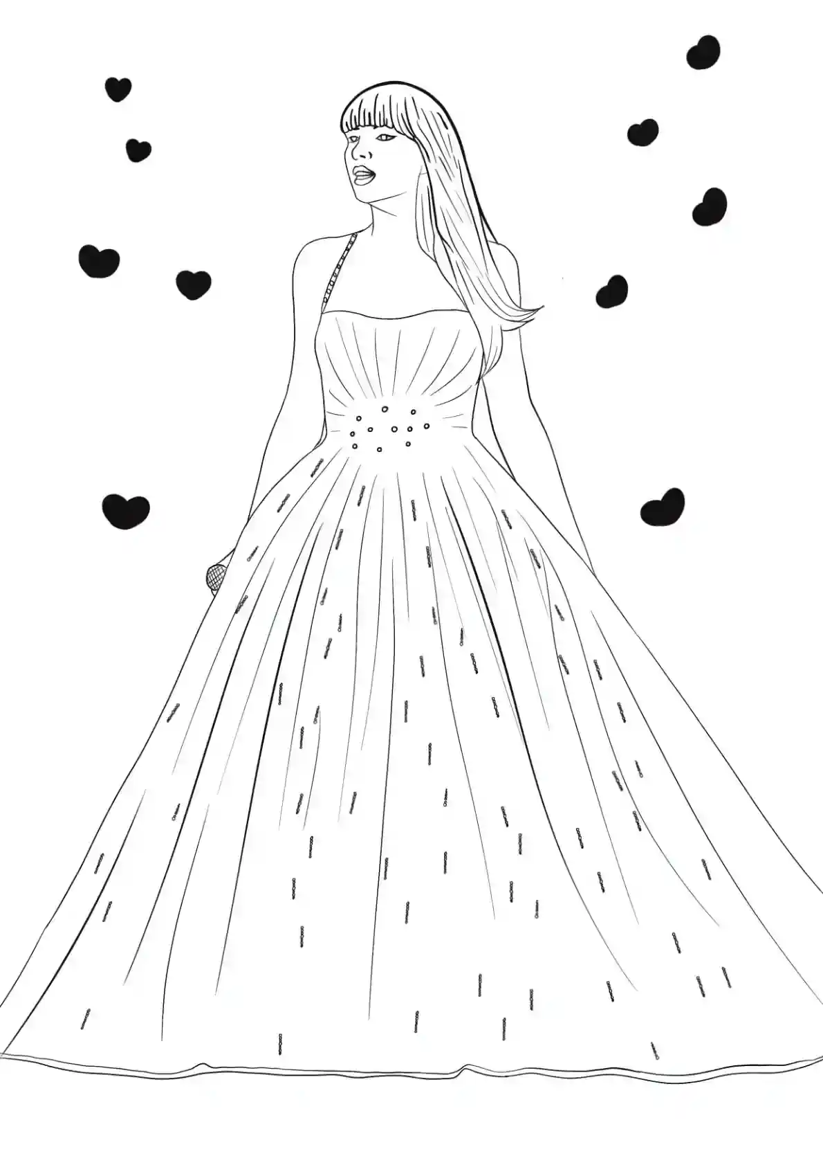 Taylor Swift in Elegant Ball Gown