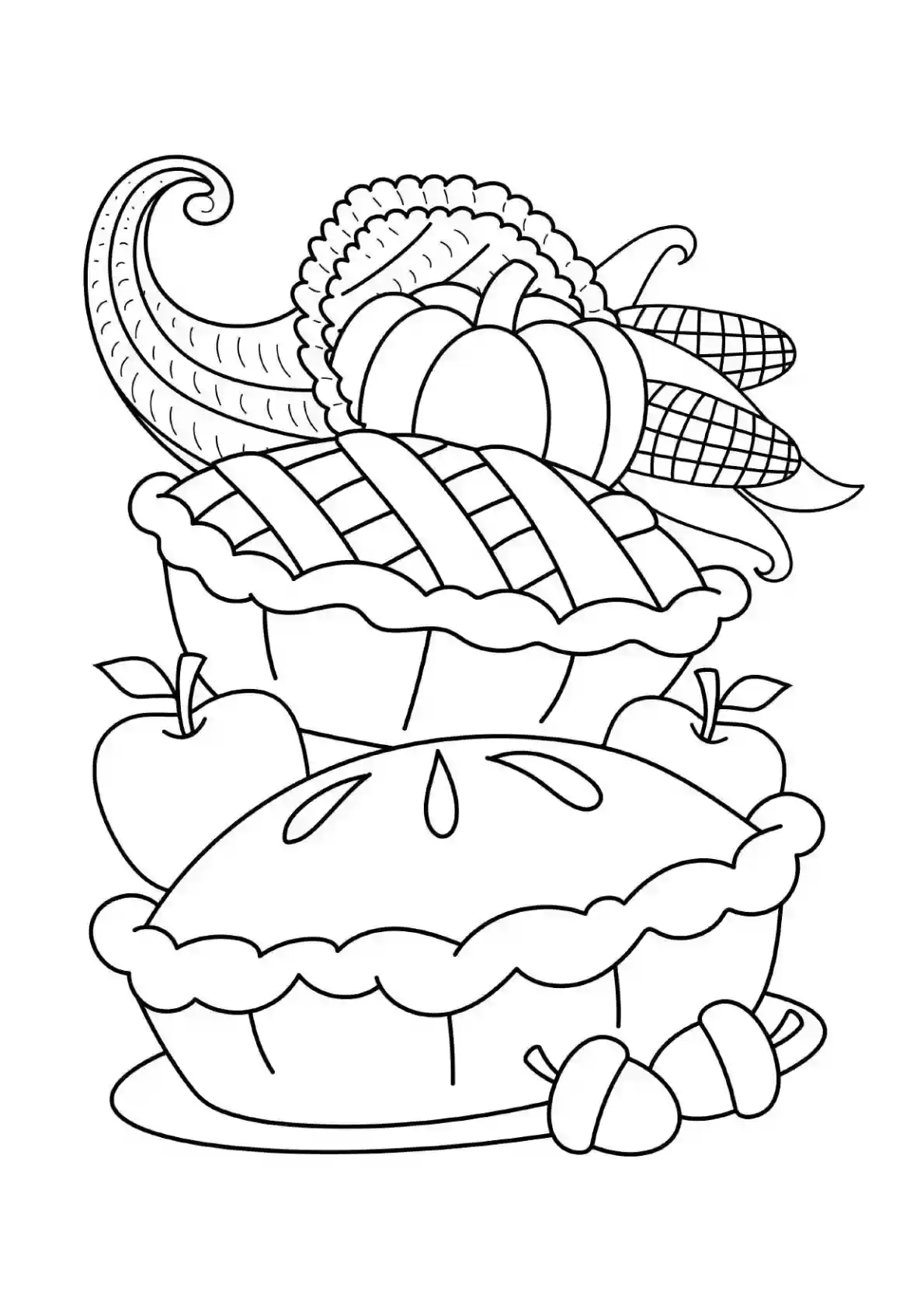 Thanksgiving Pie Stack 