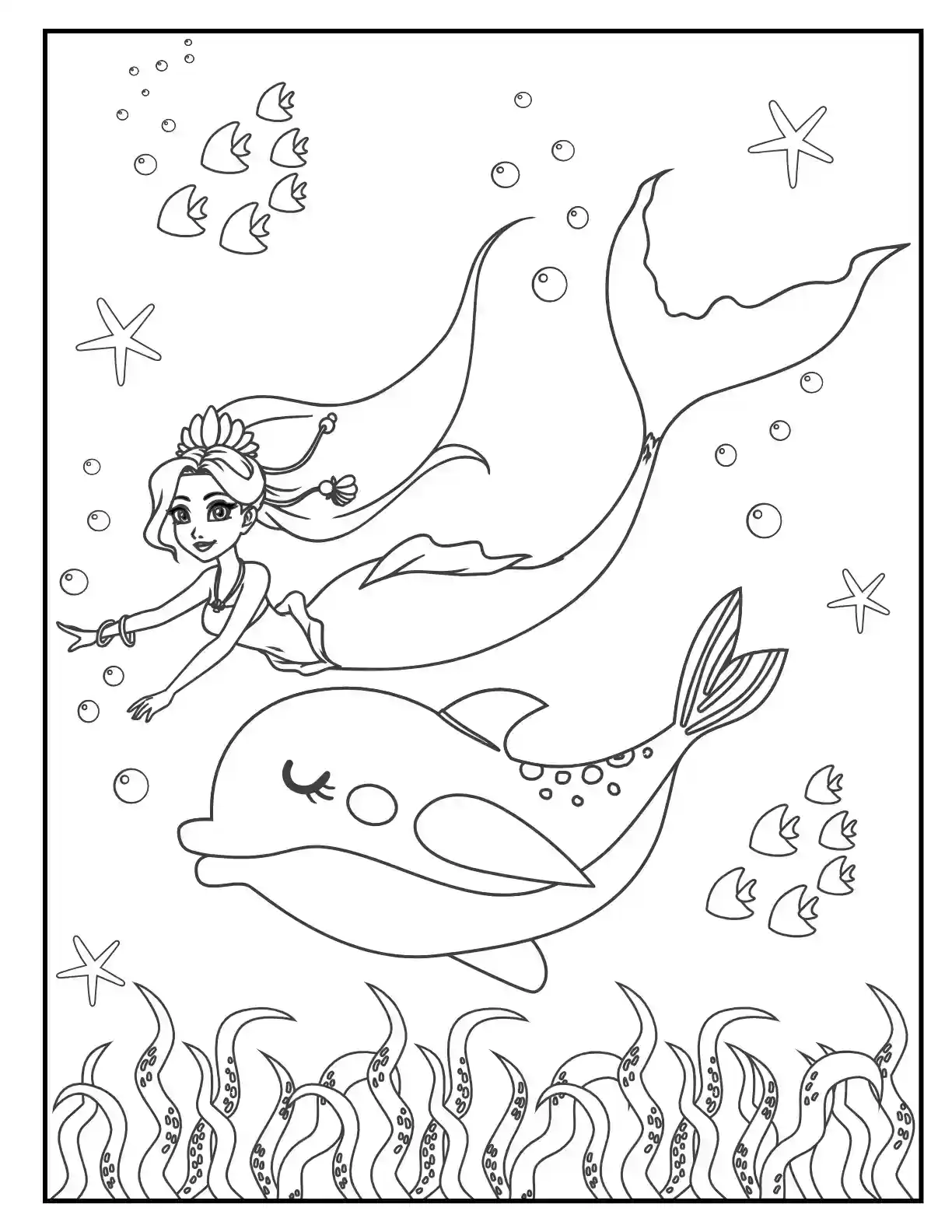  Whale Adventure Mermaid
