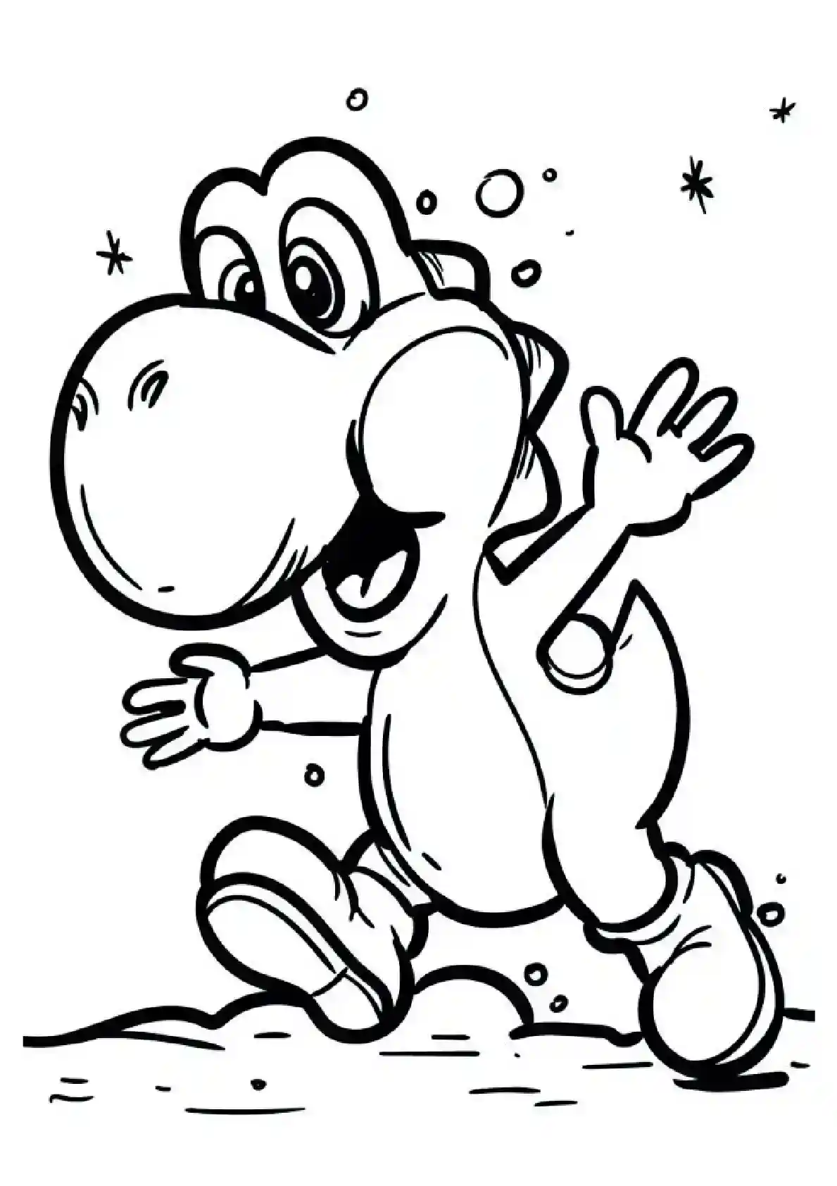 Yoshi Happy Character