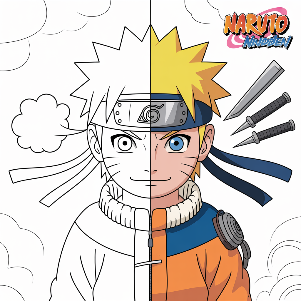 anime coloring pages