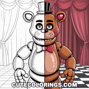 Prévia dos desenhos de FNAF