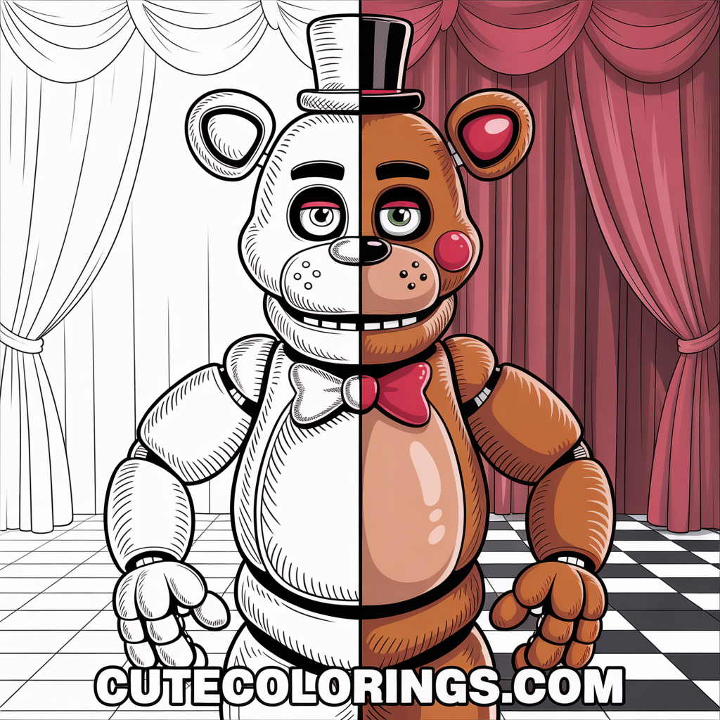 fnaf coloring pages