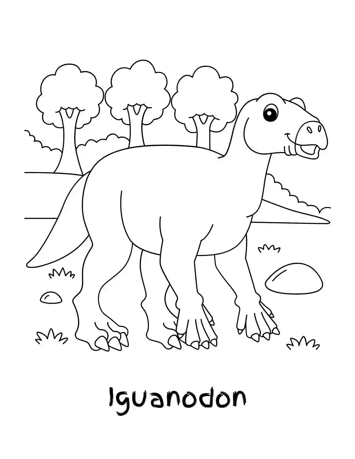 guanodon Coloring Page