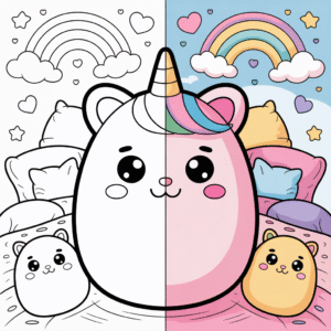 Vorschau Squishmallow Ausmalbilder