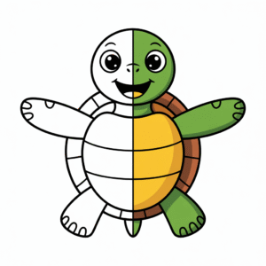 Preview of turtle coloring pages